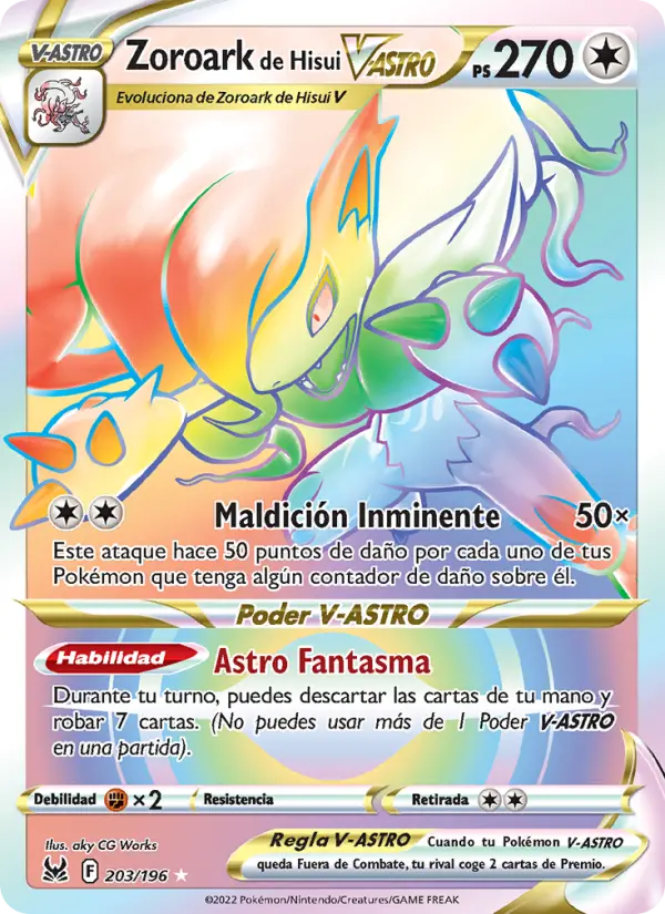 Zoroark de Hisui V-ASTRO, Origen Perdido 203