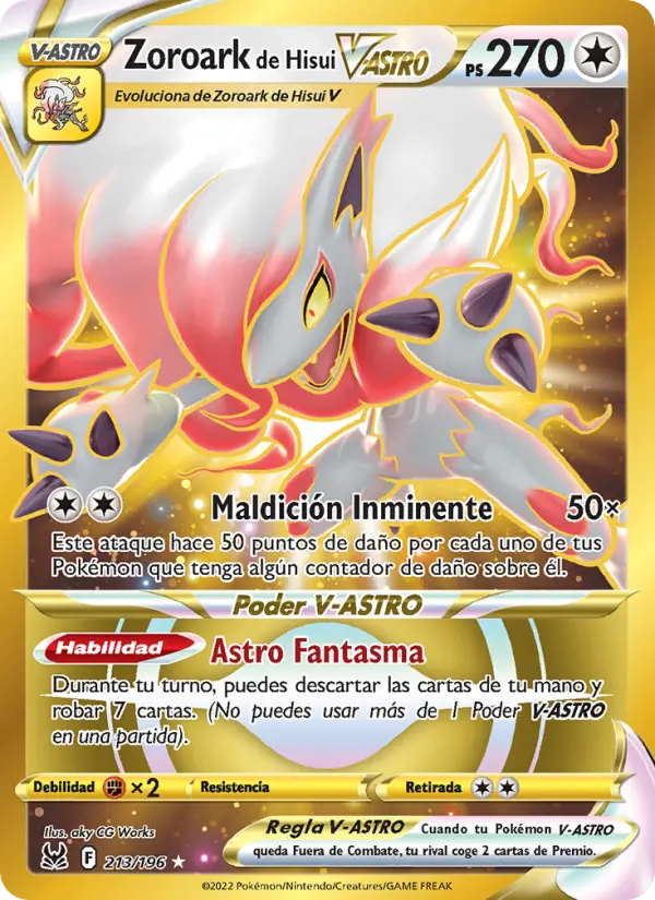 Zoroark de Hisui V-ASTRO, Origen Perdido 213