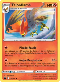 Talonflame, Tempestad Plateada 029