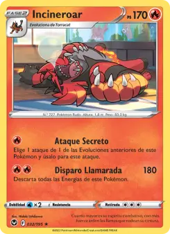 Incineroar, Tempestad Plateada 032