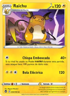 Raichu, Tempestad Plateada 050