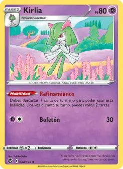 Kirlia, Tempestad Plateada 068