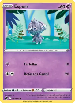 Espurr, Tempestad Plateada 081