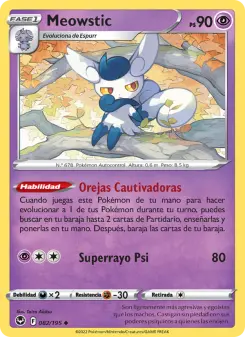 Meowstic, Tempestad Plateada 082