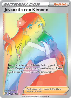 Jovencita con Kimono, Tempestad Plateada 205