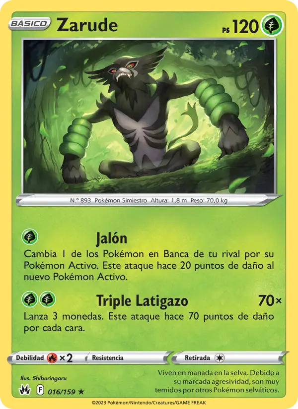 Zarude, Cenit Supremo 016