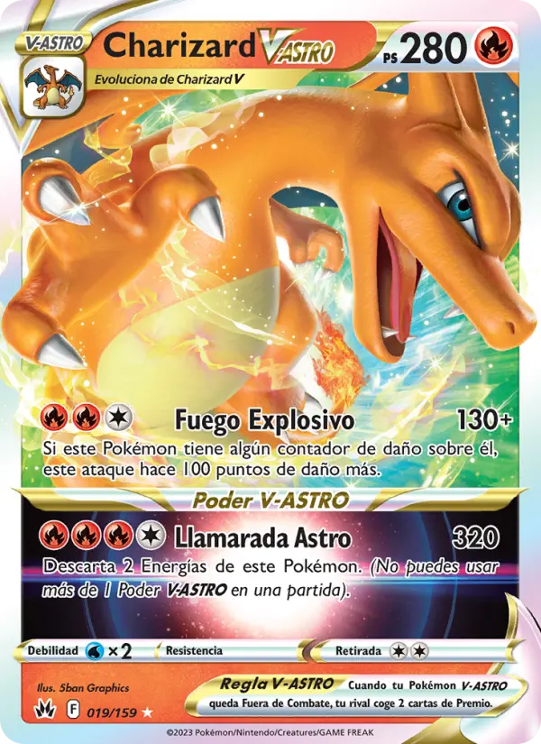 Charizard V-ASTRO, Cenit Supremo 019