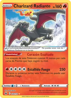 Charizard Radiante, Cenit Supremo 020