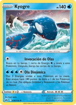 Kyogre, Cenit Supremo 036