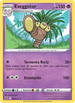 Exeggutor, Cenit Supremo 058
