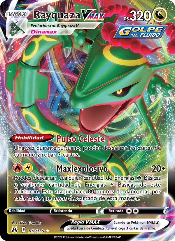 Rayquaza VMAX, Cenit Supremo 102