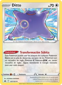 Ditto, Cenit Supremo 107