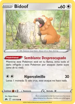 Bidoof, Cenit Supremo 111