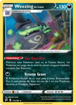 Weezing de Galar, Choque Rebelde 113