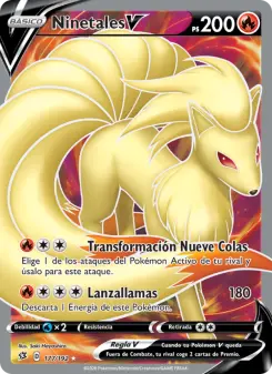 Ninetales V, Choque Rebelde 177