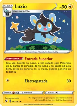 Luxio, Choque Rebelde 61
