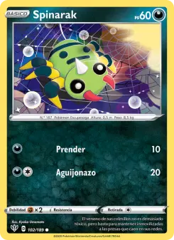 Spinarak, Oscuridad Incandescente 102