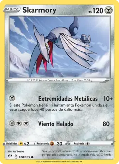 Skarmory, Oscuridad Incandescente 120