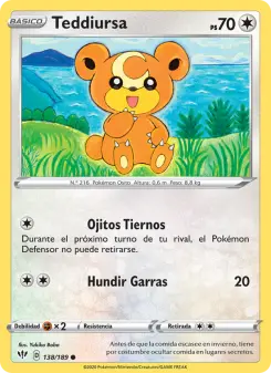 Teddiursa, Oscuridad Incandescente 138