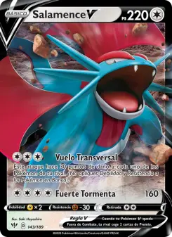 Salamence V, Oscuridad Incandescente 143