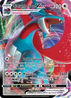 Salamence VMAX, Oscuridad Incandescente 144