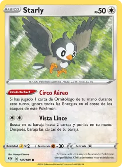 Starly, Oscuridad Incandescente 145