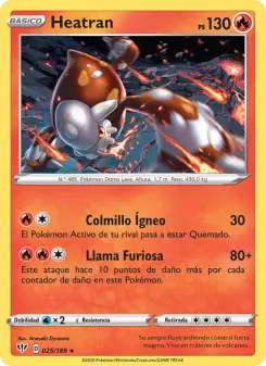 Heatran, Oscuridad Incandescente 25