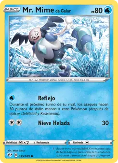 Mr. Mime de Galar, Oscuridad Incandescente 35