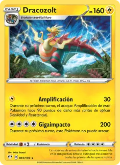 Dracozolt, Oscuridad Incandescente 65