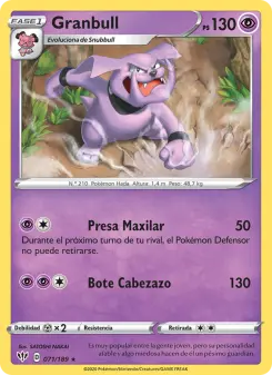 Granbull, Oscuridad Incandescente 71