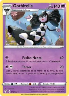 Gothitelle, Oscuridad Incandescente 75