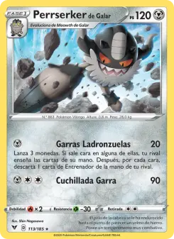 Perrserker de Galar, Voltaje Vívido 113