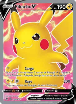 Pikachu V, Voltaje Vívido 170