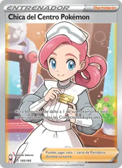 Chica del Centro Pokémon, Voltaje Vívido 185