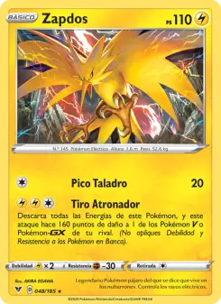 Zapdos, Voltaje Vívido 48