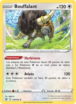 Bouffalant, Estilos de Combate 118