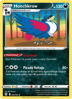 Honchkrow, Estilos de Combate 94