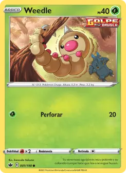 Weedle, Reinado Escalofriante 1