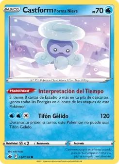 Castform Forma Nieve, Reinado Escalofriante 34