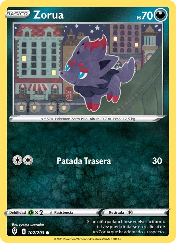 Zorua, Cielos Evolutivos 102