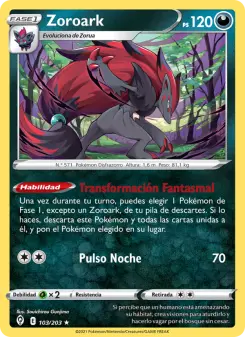 Zoroark, Cielos Evolutivos 103