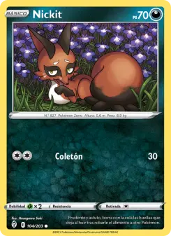 Nickit, Cielos Evolutivos 104
