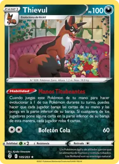 Thievul, Cielos Evolutivos 105