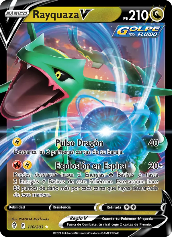 Rayquaza V, Cielos Evolutivos 110