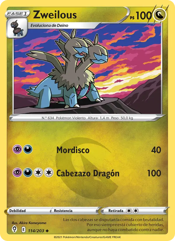 Zweilous, Cielos Evolutivos 114