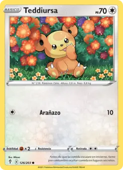 Teddiursa, Cielos Evolutivos 126