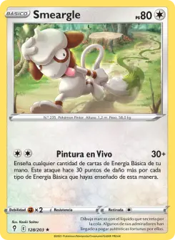 Smeargle, Cielos Evolutivos 128