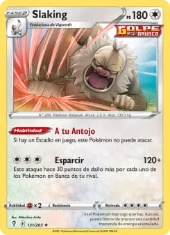 Slaking, Cielos Evolutivos 131