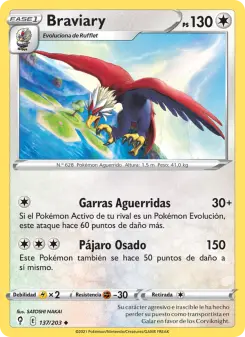 Braviary, Cielos Evolutivos 137