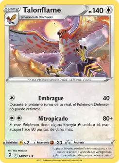 Talonflame, Cielos Evolutivos 140